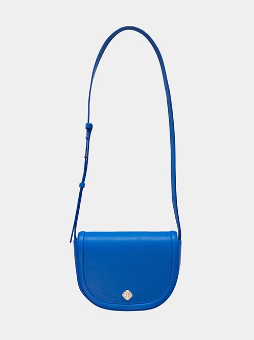[GREENBUTTERxHEEARI]Dahlia Half Moon Bag (Cobalt blue)
